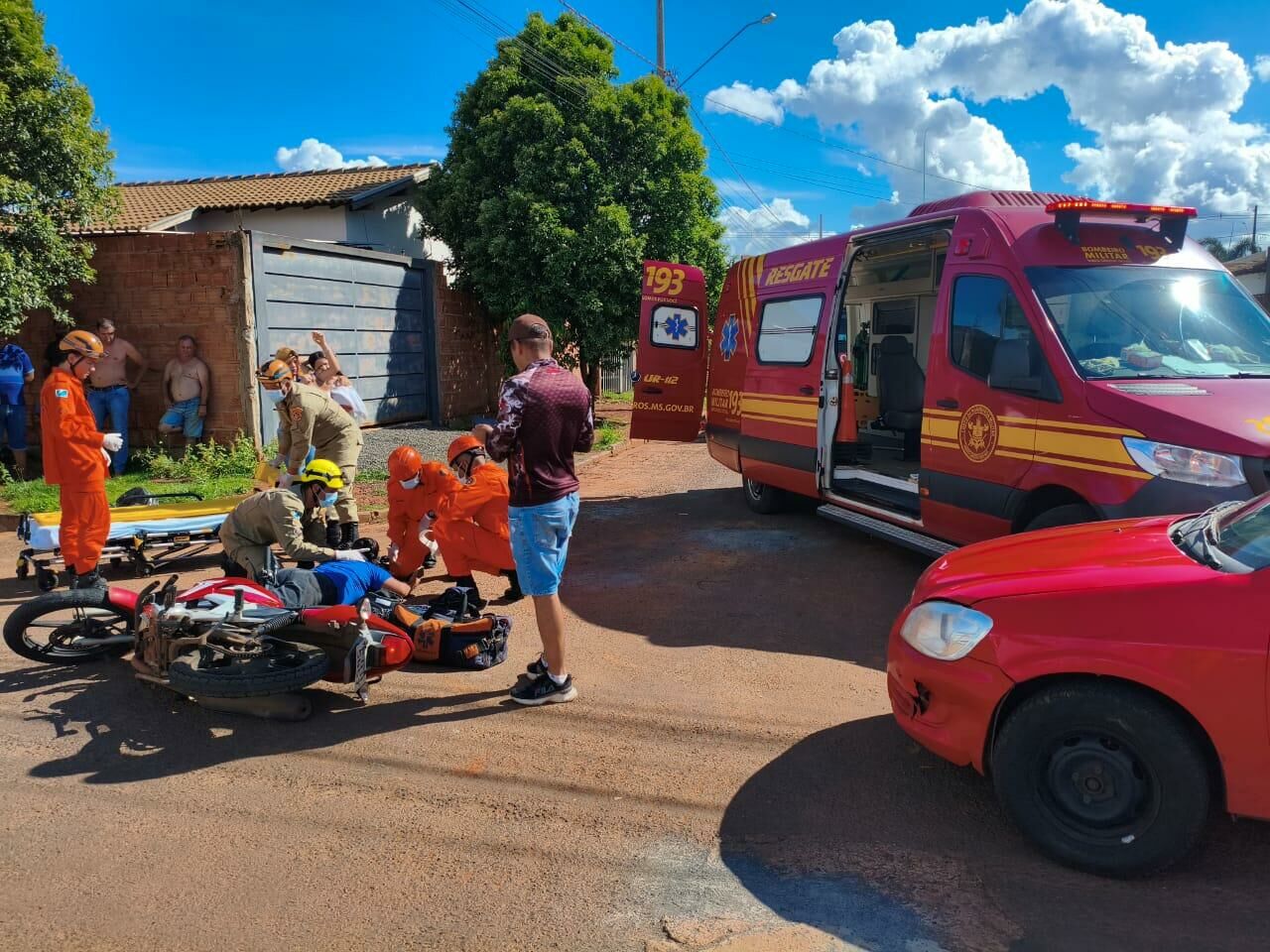 Imagem de compartilhamento para o artigo Motociclistas ficam feridos em duas colisões registradas em intervalo de três horas, em Chapadão do Sul da MS Todo dia